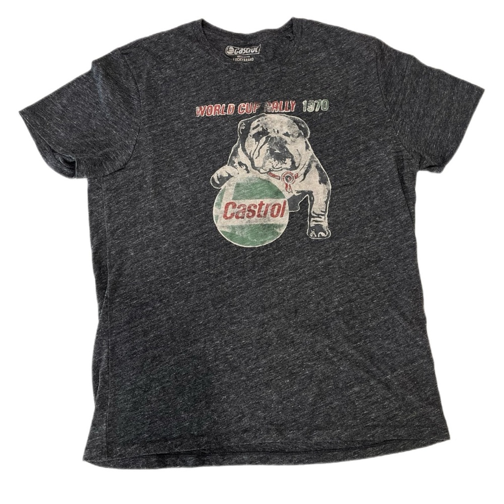 LUCKY BRAND Castrol World Cup Rally 1970 vintage-look T-shirt